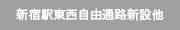 新宿駅東西自由通路新設他