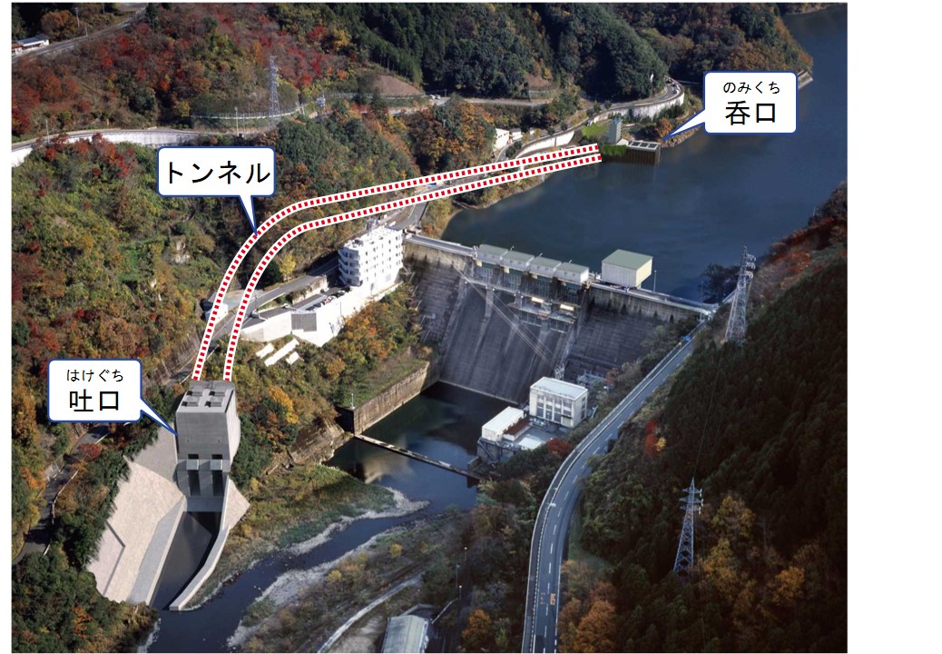 鹿野川ダムトンネル洪水吐新設工事 | 土木 | 日本建設業連合会