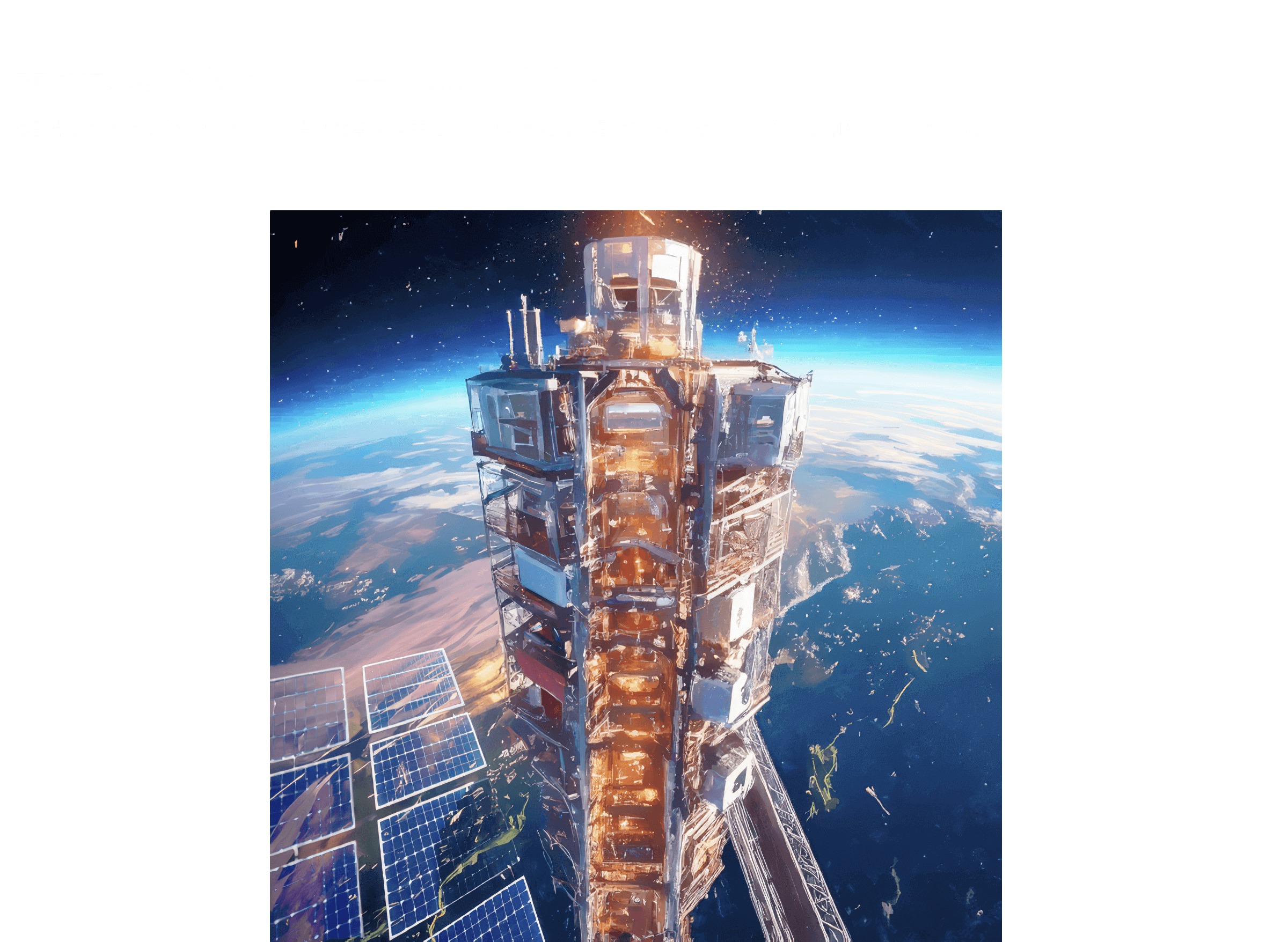05 未踏領域への挑戦（宇宙空間での施工） 建設業の領域は大きく広がり、宇宙空間等人類未踏エリアにおける建設プロジェクトで大きな役割を果たしている。